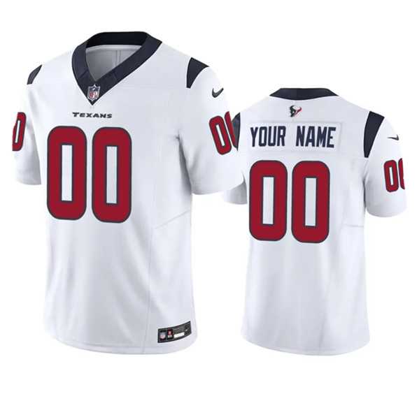 Men & Women & Youth Houston Texans ACTIVE PLAYER Custom White 2023 F.U.S.E Vapor Untouchable Limited Stitched Jersey